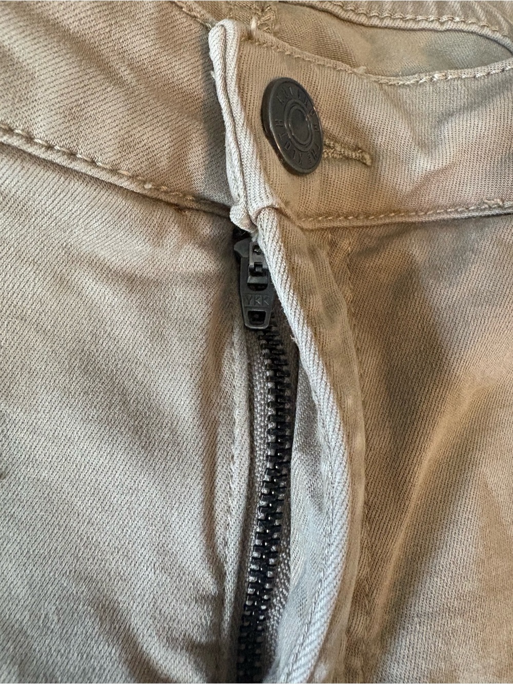 Kut from the Kloth Tan Straight-Leg Chinos - Picture 6 of 7